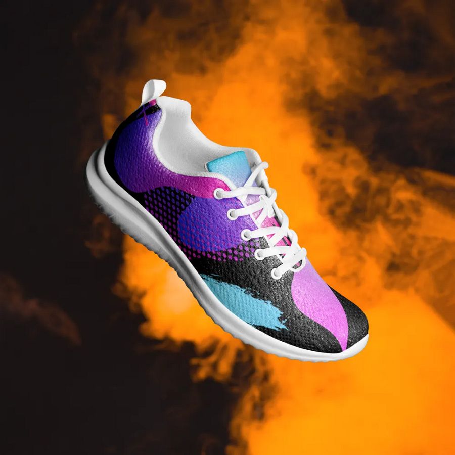 90's Pattern Vibrant Stride Men's Sneakers product image (12)