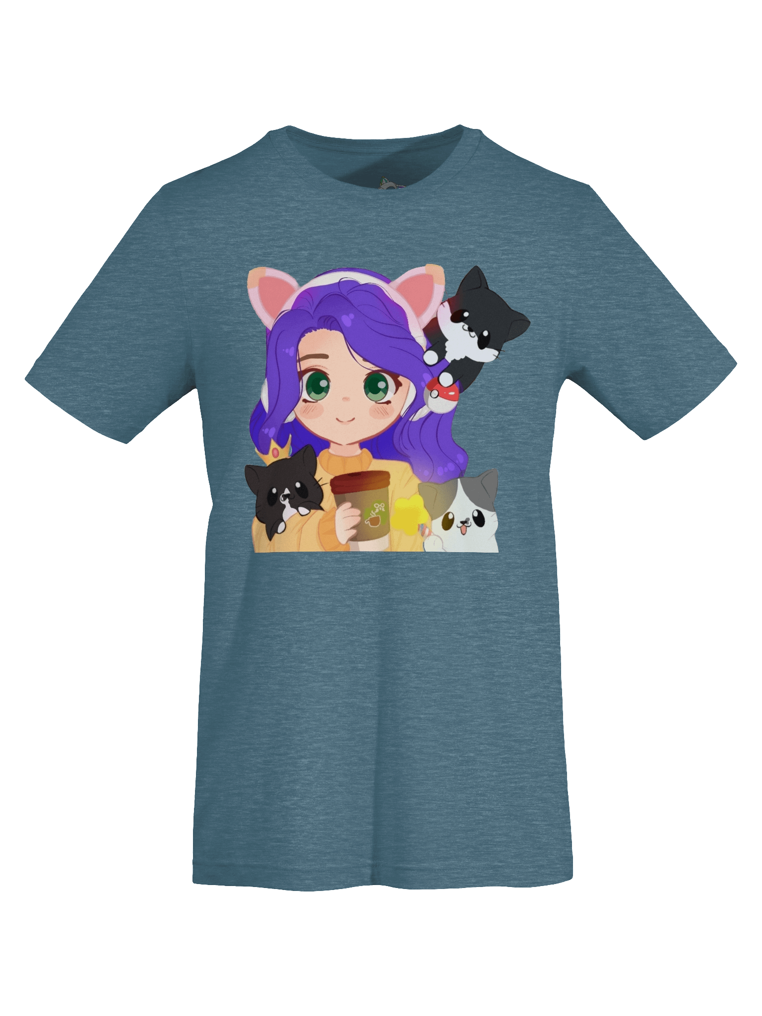 Al & Kitties Tee Purple product image (77)