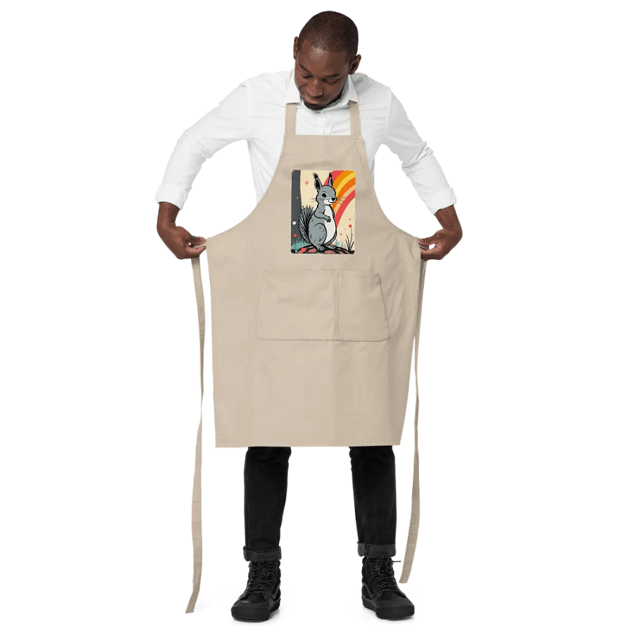 Rainbow Squirrel Chef Apron product image (2)