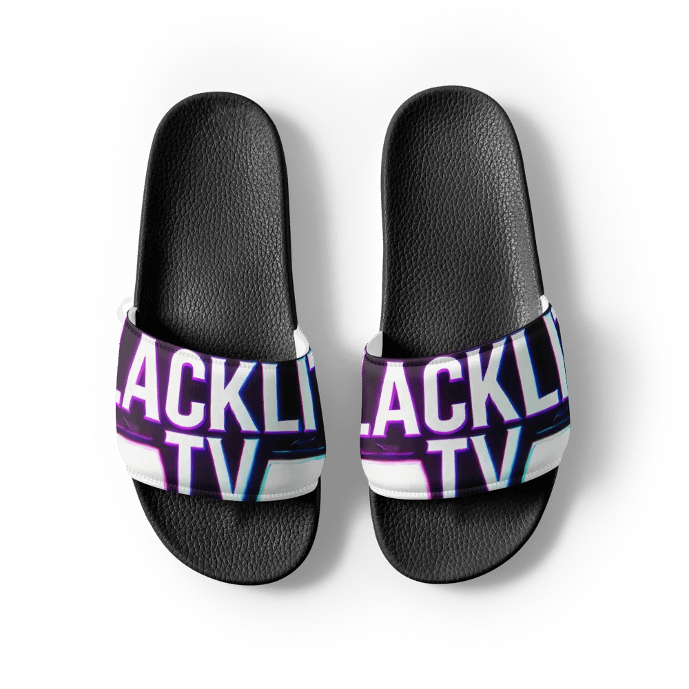 Neon Glow Men's Slides - BLACKLITE TV Edition product image (3)