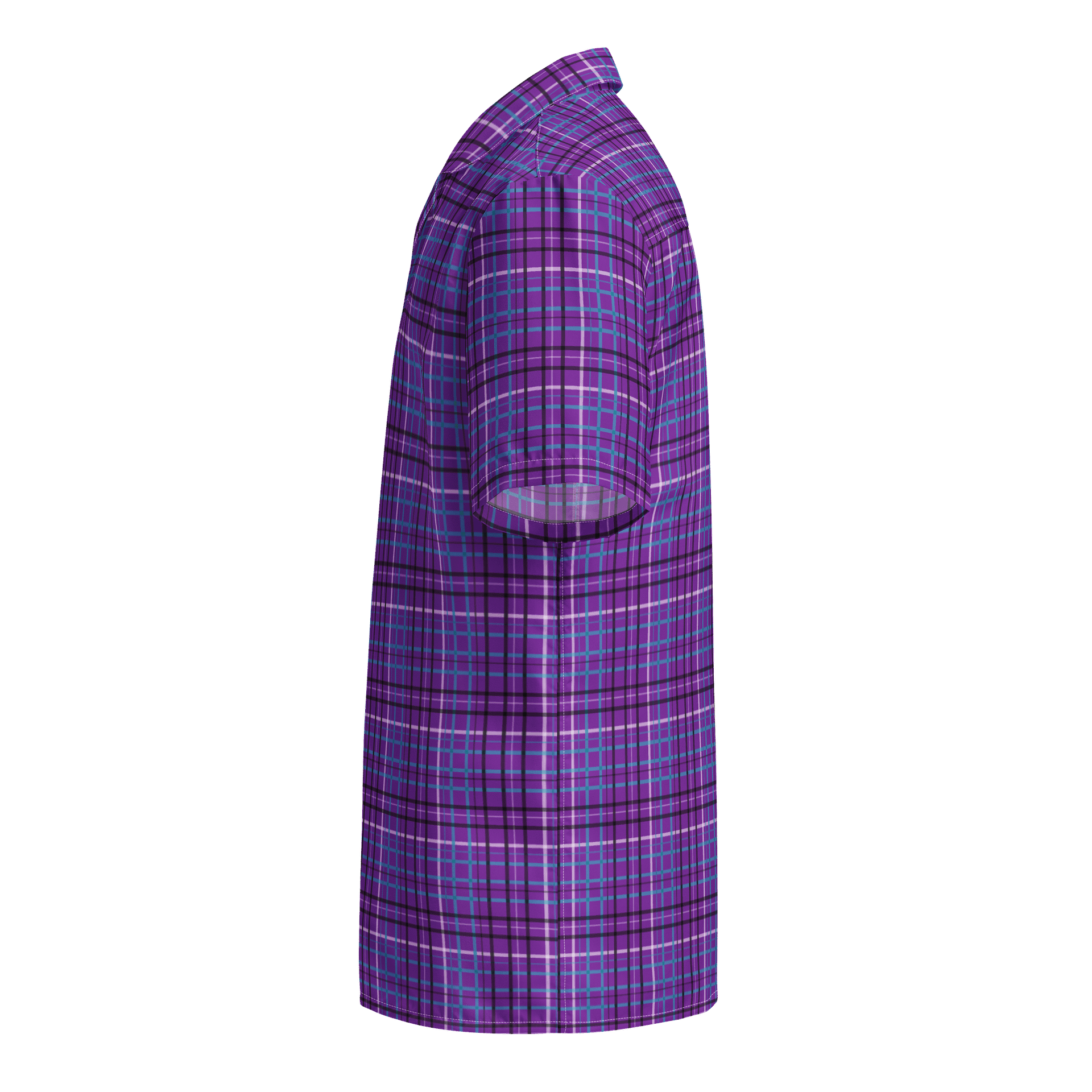 Purple Plaid Button-Up Shirt product image (3)