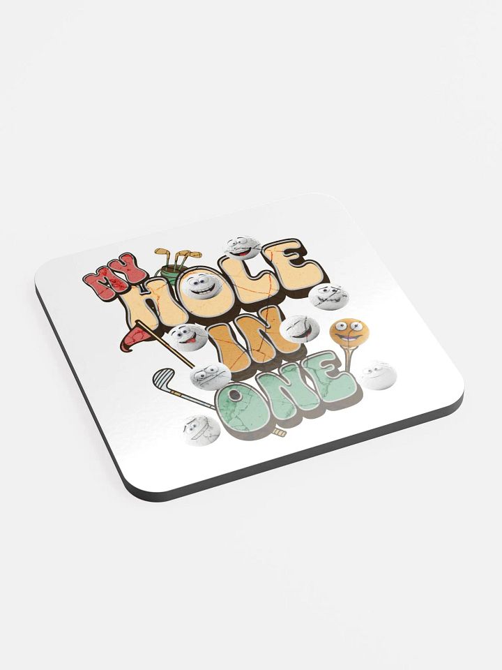 My Hole In One Smiling Golf Balls Coaster Set product image (2)