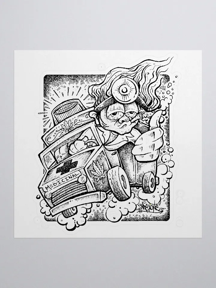 Medicinal Kiss Cut Sticker product image (1)