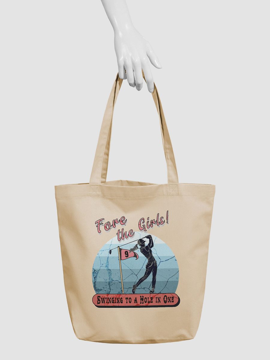 Fore The Girls Swinging To A Hole In One Golfing Eco Tote Bag product image (6)