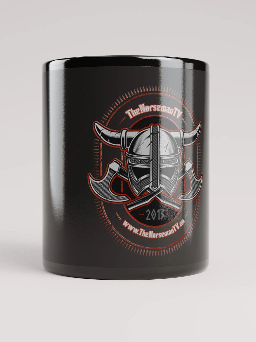 TNTV black mug product image (9)