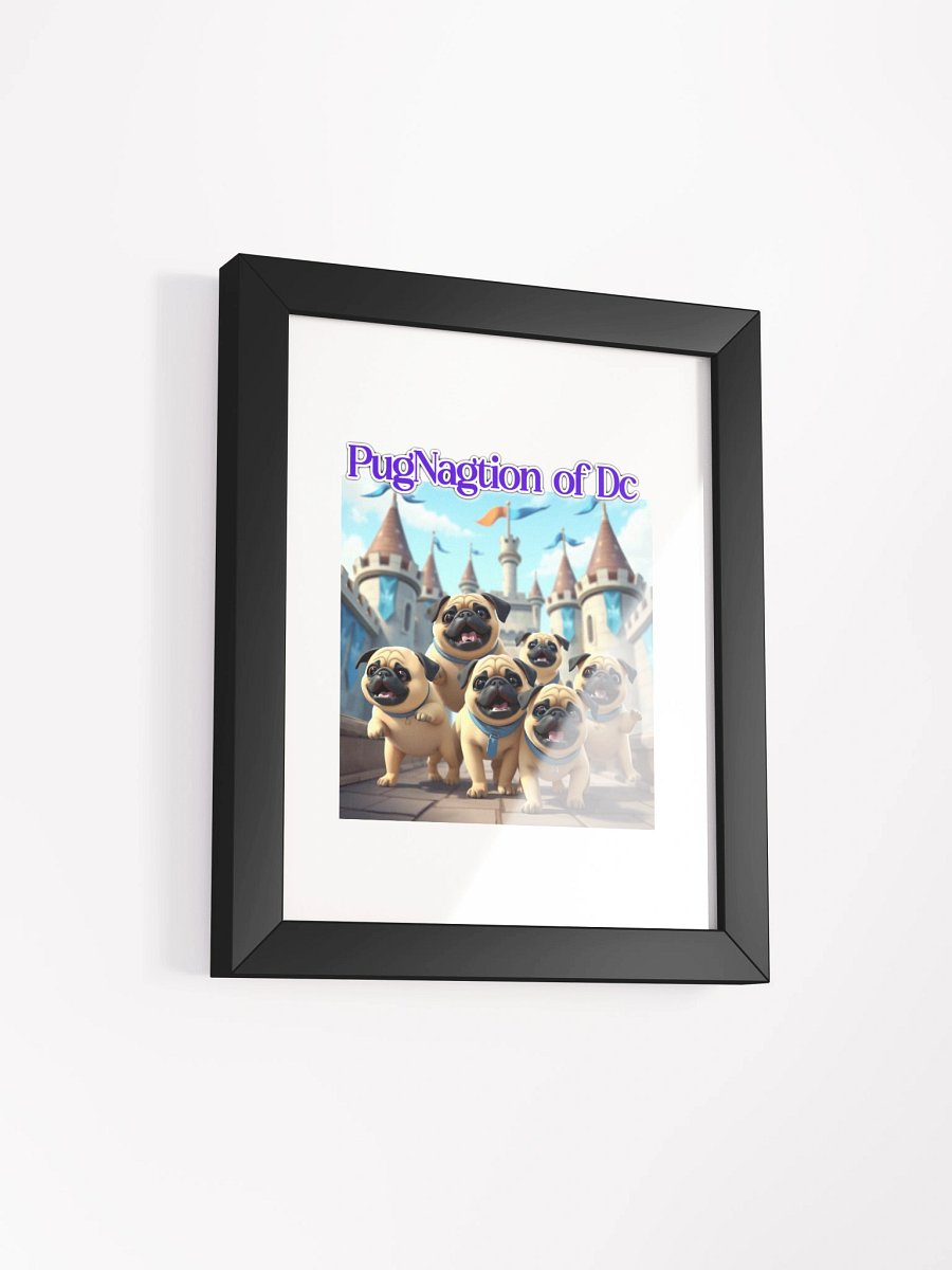 PugNation Castle Delight Framed Poster product image (2)