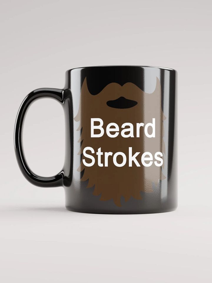 Beard Strokes Mug - Black product image (2)