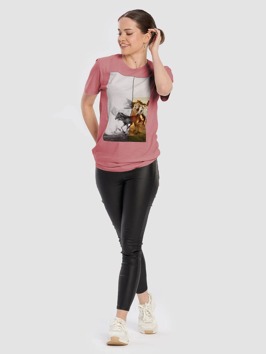 Wild Horses Disappearing Into The Void Unisex Tee product image (5)
