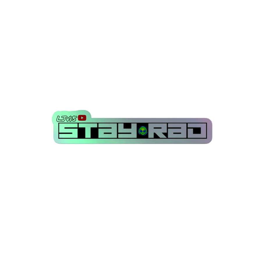 Stay Rad Holographic Sticker product image (1)