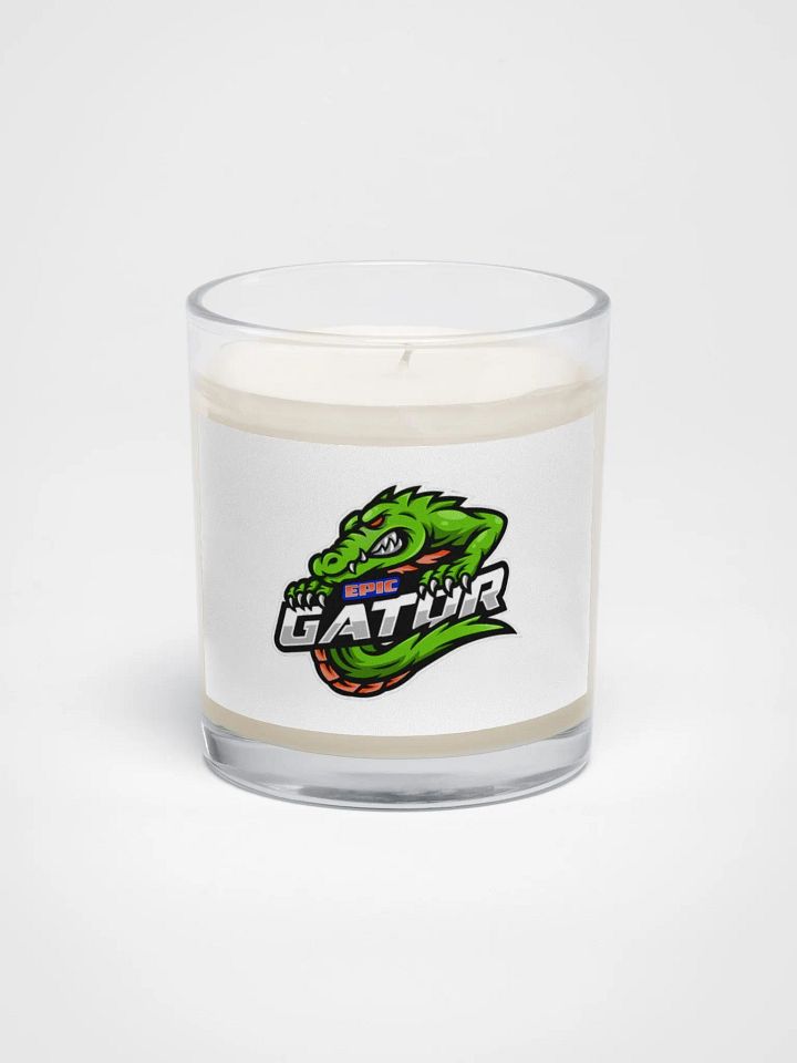 V3 Logo Soy Wax Candle In A Clear Glass Jar product image (1)