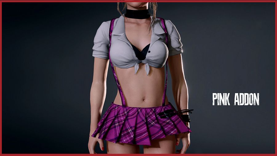 Resident Evil 2 Remake: SB School Girl 2 Mod product image (7)