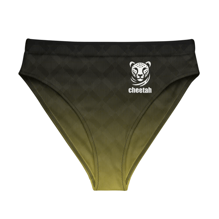 yellow wave athletic bikini bottoms product image (1)