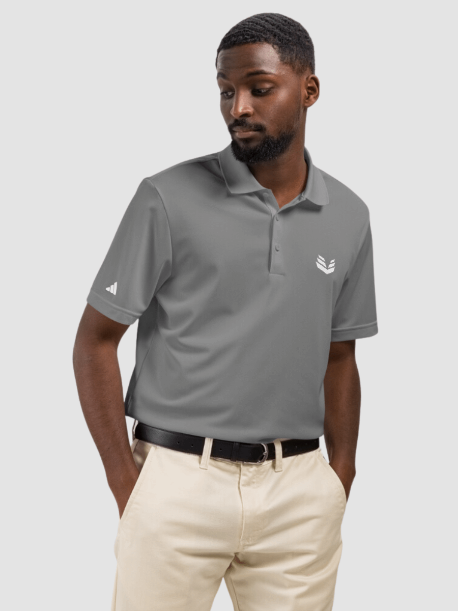 Valkence x adidas Sport Polo Shirt - Grey Three product image (1)