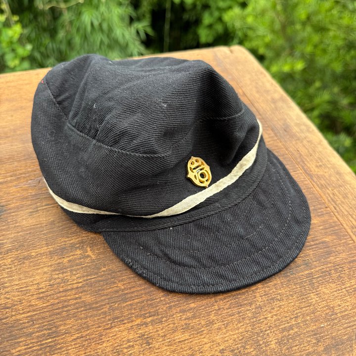 🎎 Vintage Japanese Elementary Schoolboy Cap – Early 20th Century (Nara) – Japan Antique Roadshow product image (1)