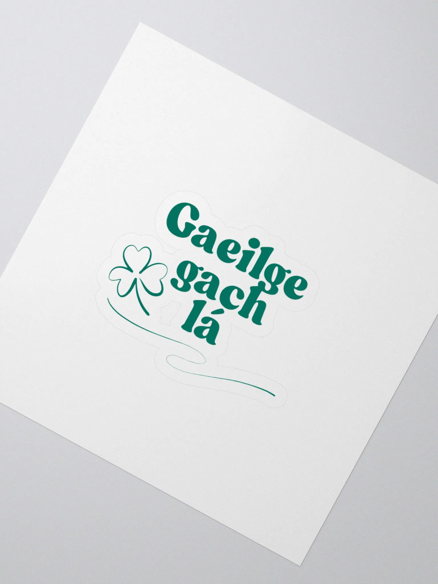 Gaeilge Gach Lá Sticker product image (2)