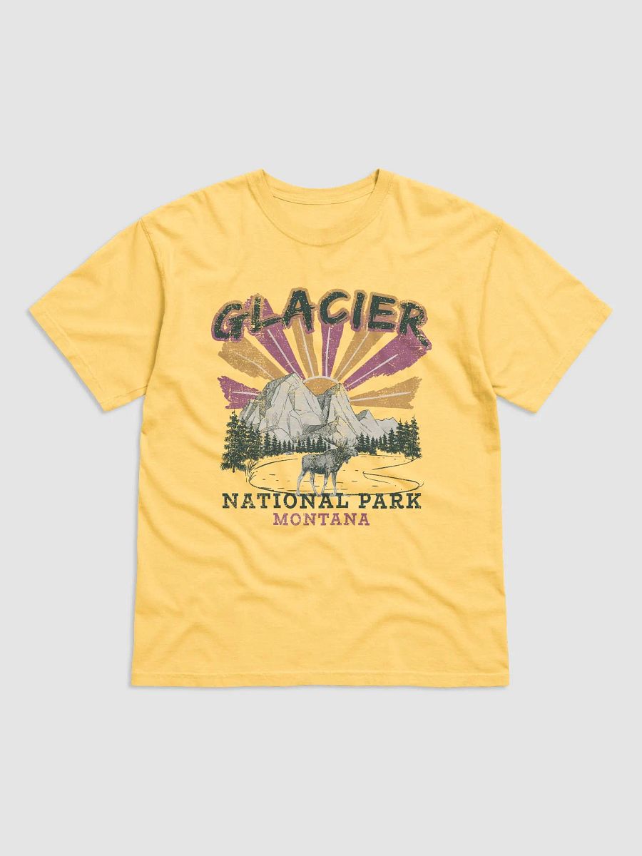 Glacier National Park, Montana Tee | Retro-Style Western T-Shirt for Travel and Road Trips product image (12)