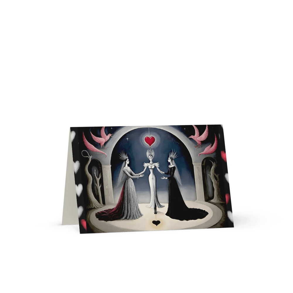 Lesbe Valentines, Queens in Love Card product image (1)