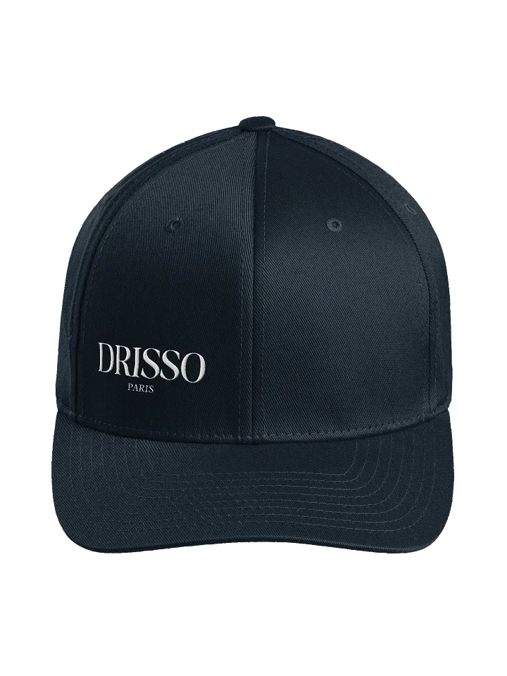 Drisso Paris™ Black Flexfit Structured Fitted Cap product image (1)