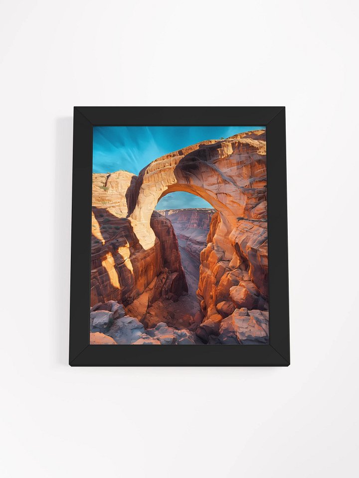 Canyon Glow: Framed Natural Arch Poster product image (2)