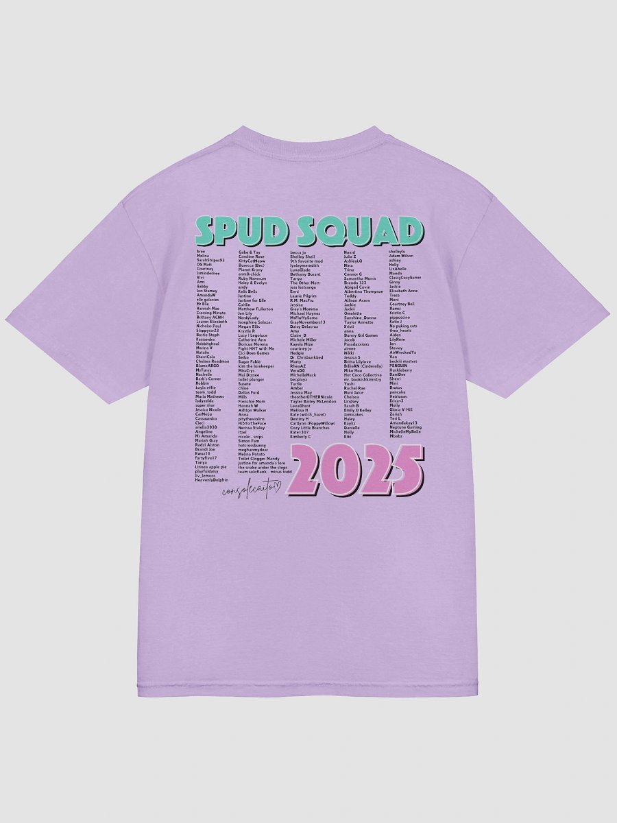spud squad 2025 tee (dark text) product image (4)
