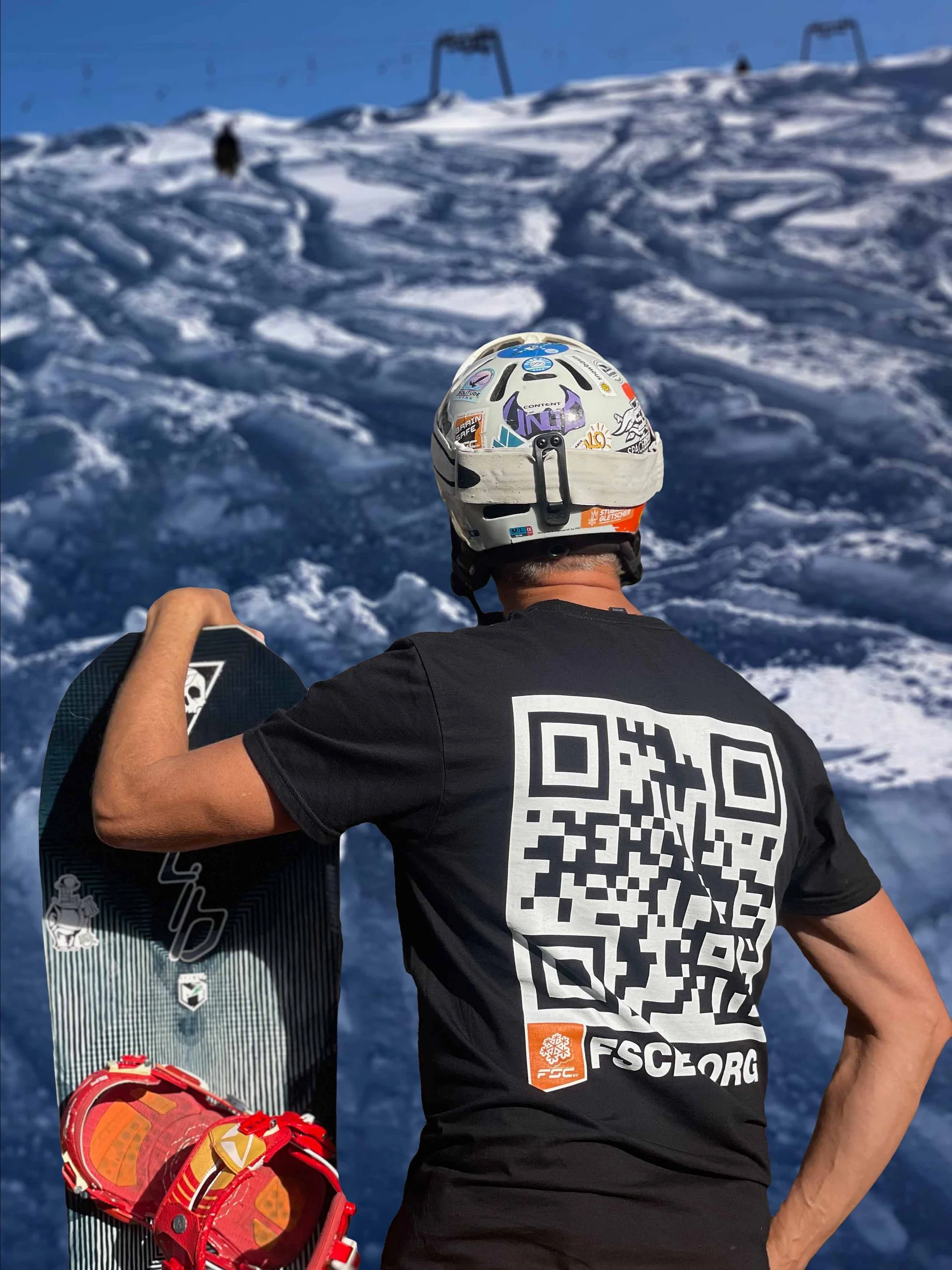 Hintertux Resort & QR-Code (front and back print) product image (5)