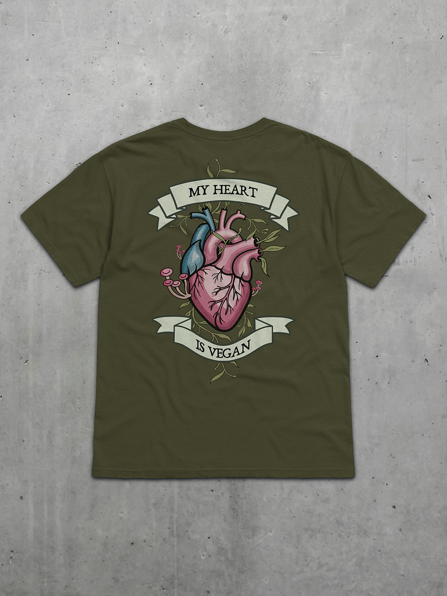 My Heart Is Vegan Tee product image (13)