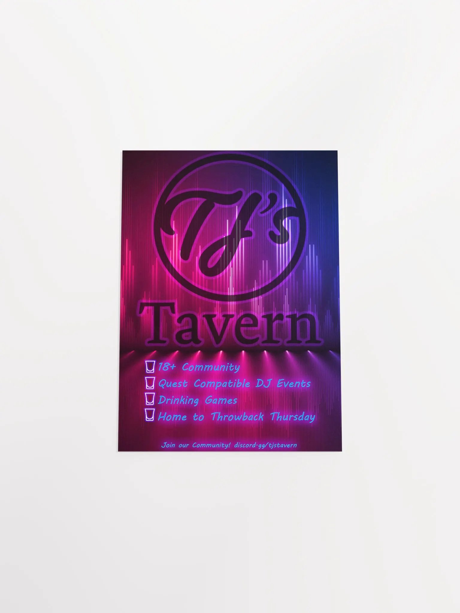 Official TJs Tavern Promo Poster product image (15)