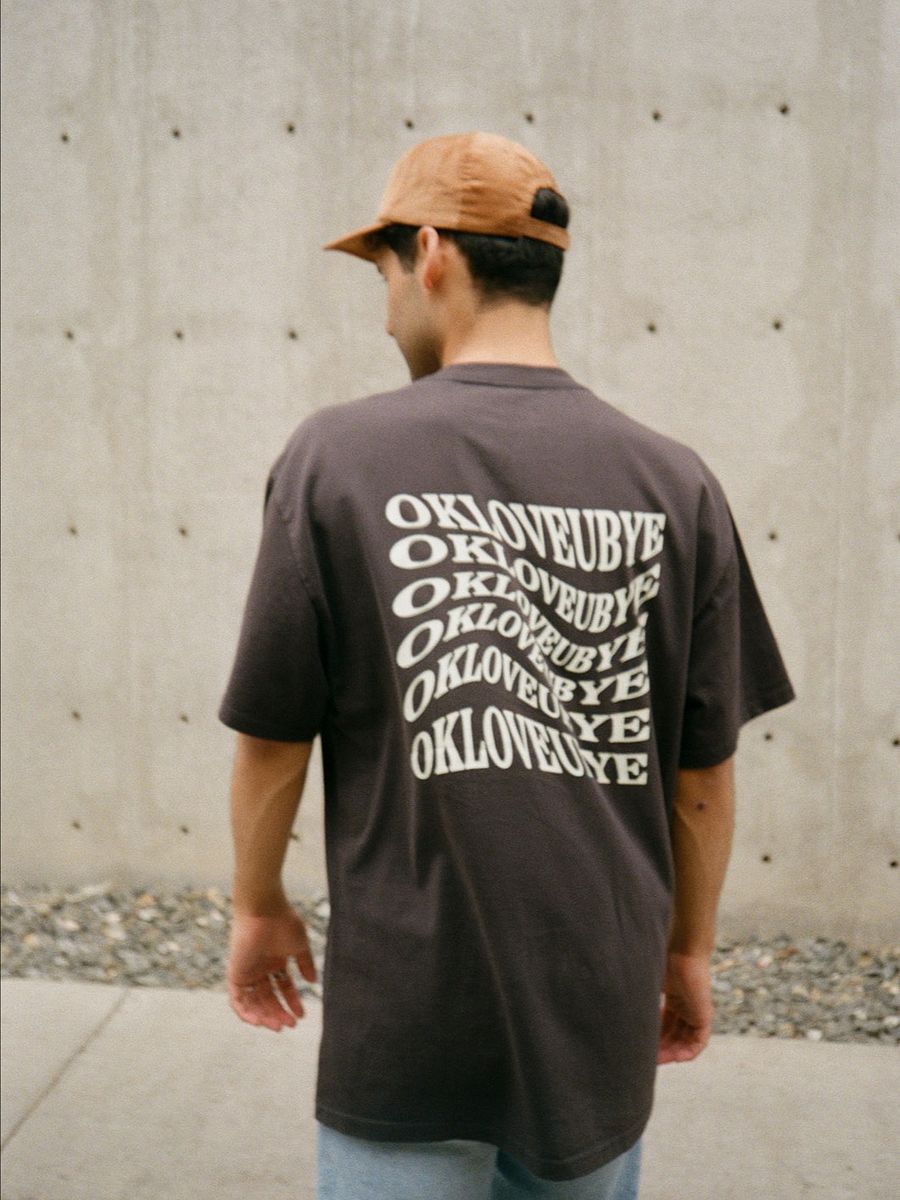 OKLOVEUBYE TEE (BLACK + YELLOW) product image (3)