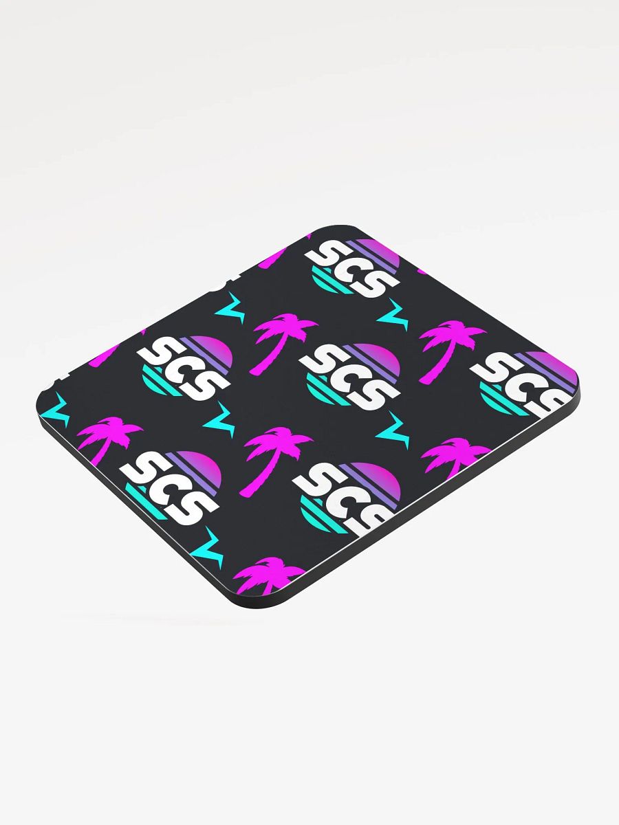 SCS GLOSSED CORK COASTER product image (3)