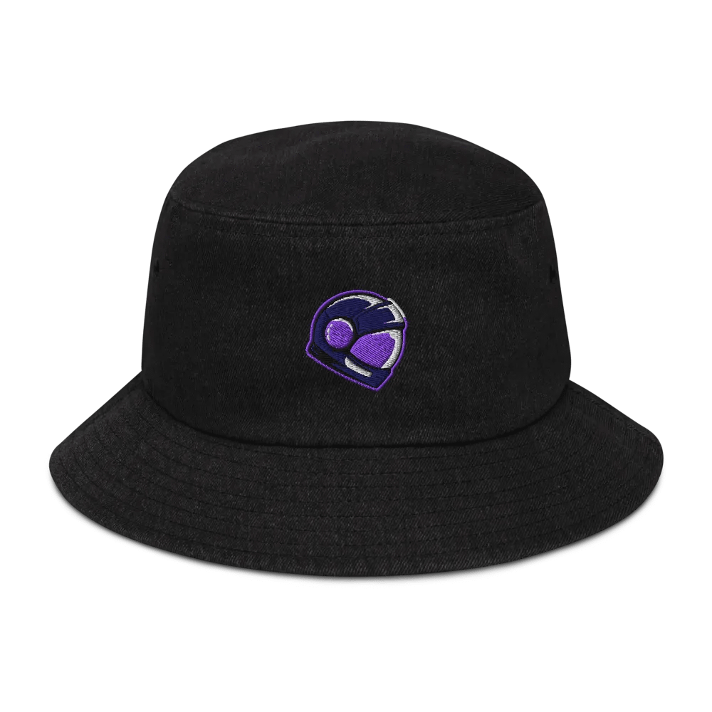 Galactic Emboridered Denim Bucket Hat product image (1)