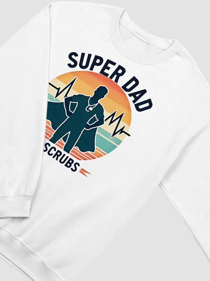 Super Dad in Scrubs Crewneck Sweatshirt product image (19)