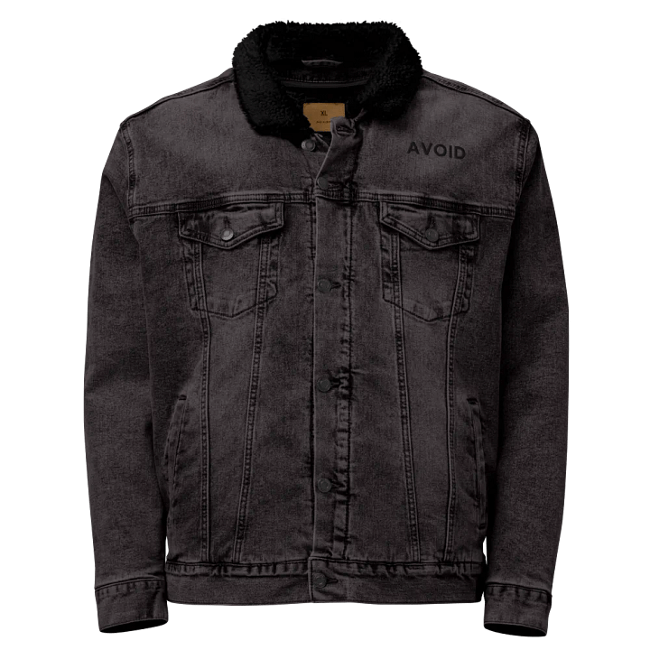 Shadow Shearling Denim Jacket product image (1)
