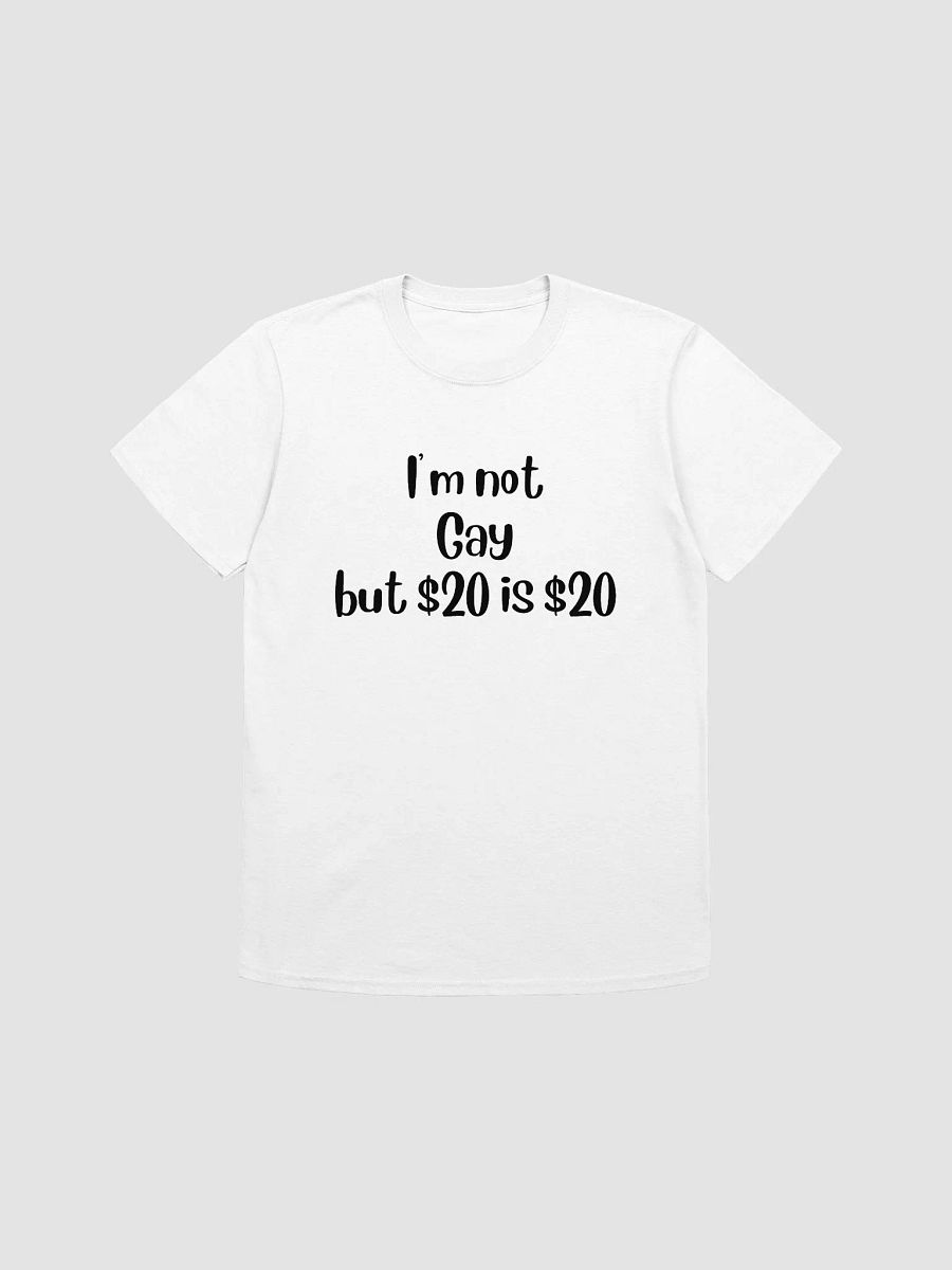 I'm Not Gay But $20 is $20 Unisex T-Shirt V5 product image (1)