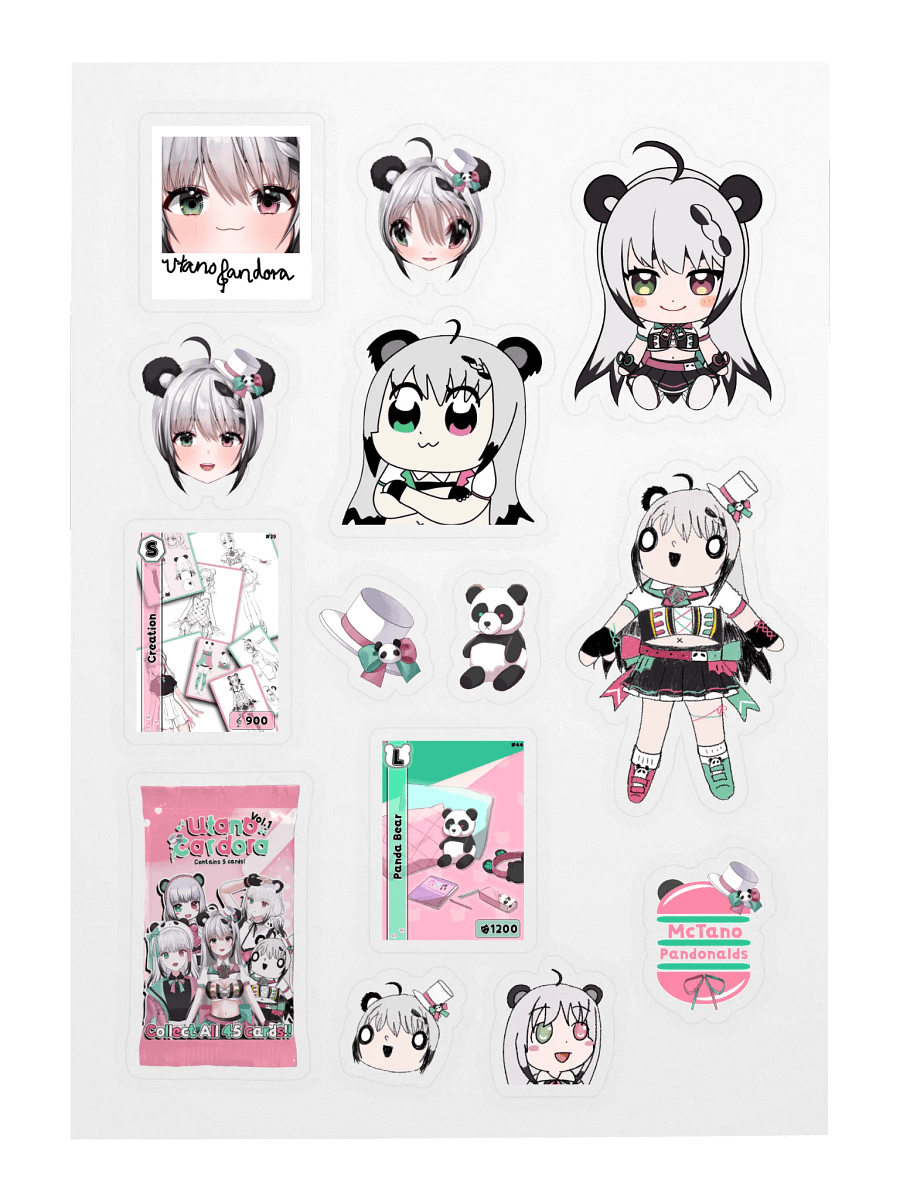 Utano Pandora Silly Collection Stickers product image (3)