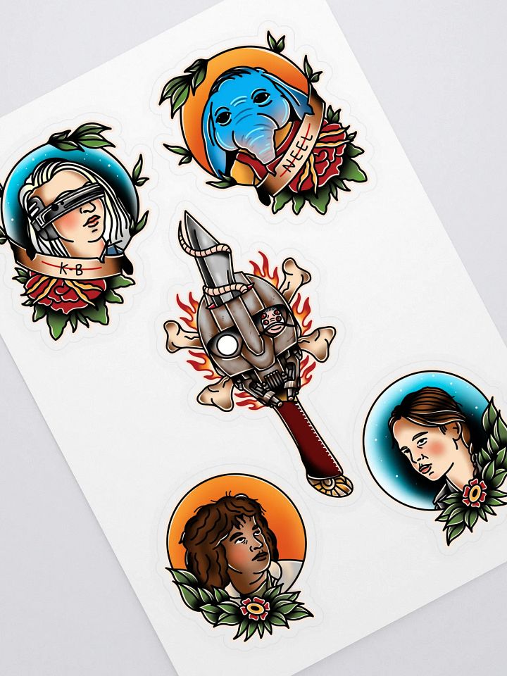 Skeleton Crew Flash- Sticker Sheet product image (1)