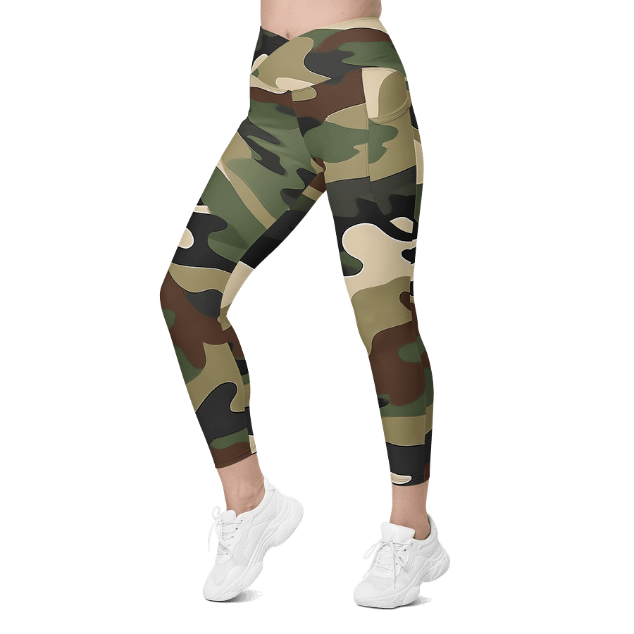Crossover Leggings with pockets camo product image (6)