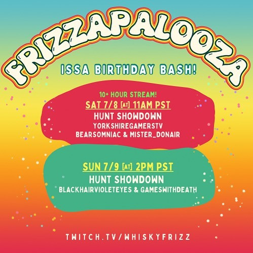 ✨THIS WEEKEND✨ Stop by for my Frizzapalooza  birthday shenanigans, giveaways, some music sharing, good drinks and the most im...
