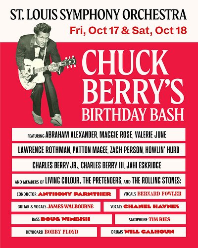 Very honored to be a part of this special event celebrating the life and legacy of @chuckberry. 📢⚡️
