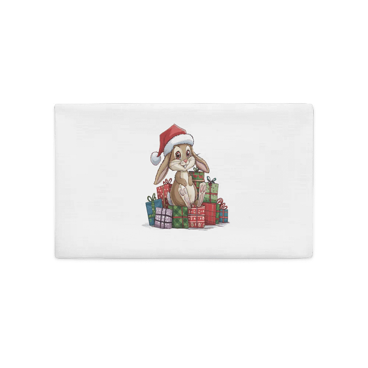Santa Bunny All-Over Print Premium Pillow Case product image (1)