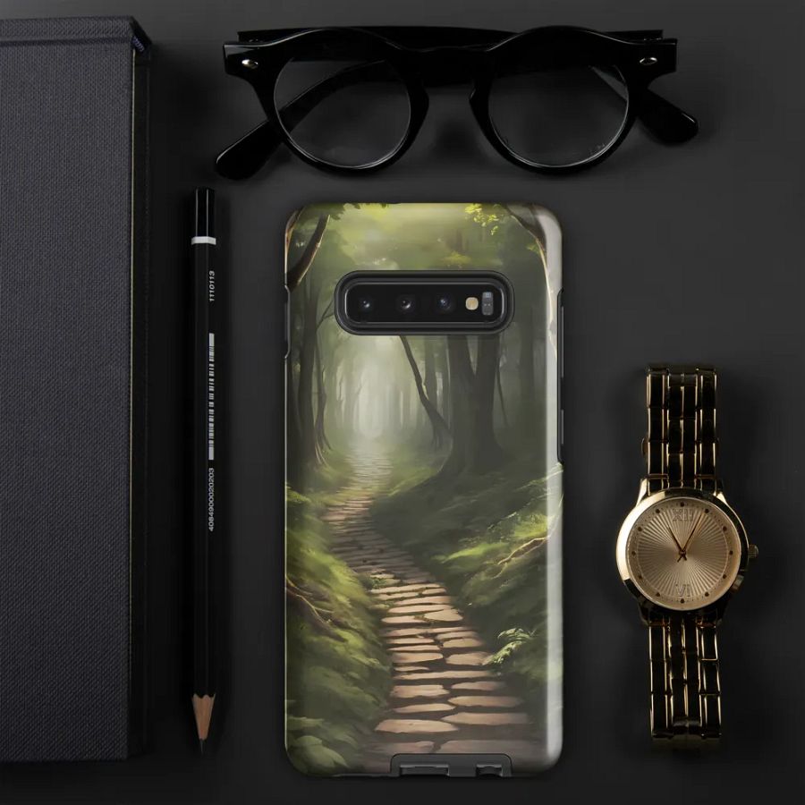 Woodland Stepping Stone Path Samsung Galaxy Case product image (6)