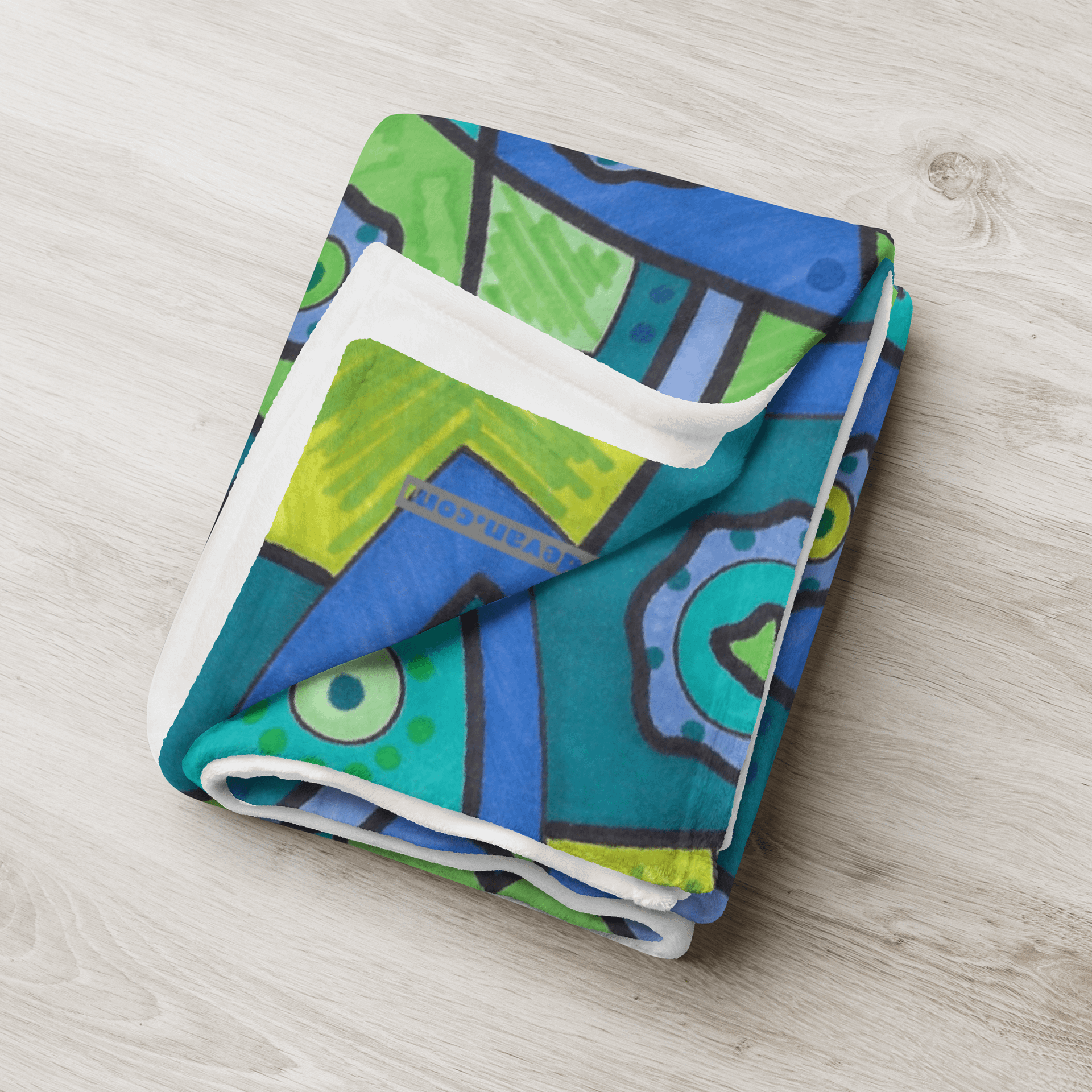 Green Mandala Blanket product image (5)