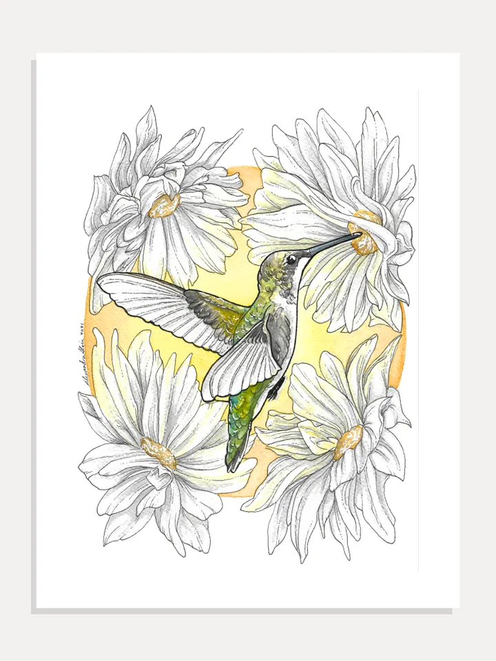 Hummingbird Giclée Art Print product image (1)