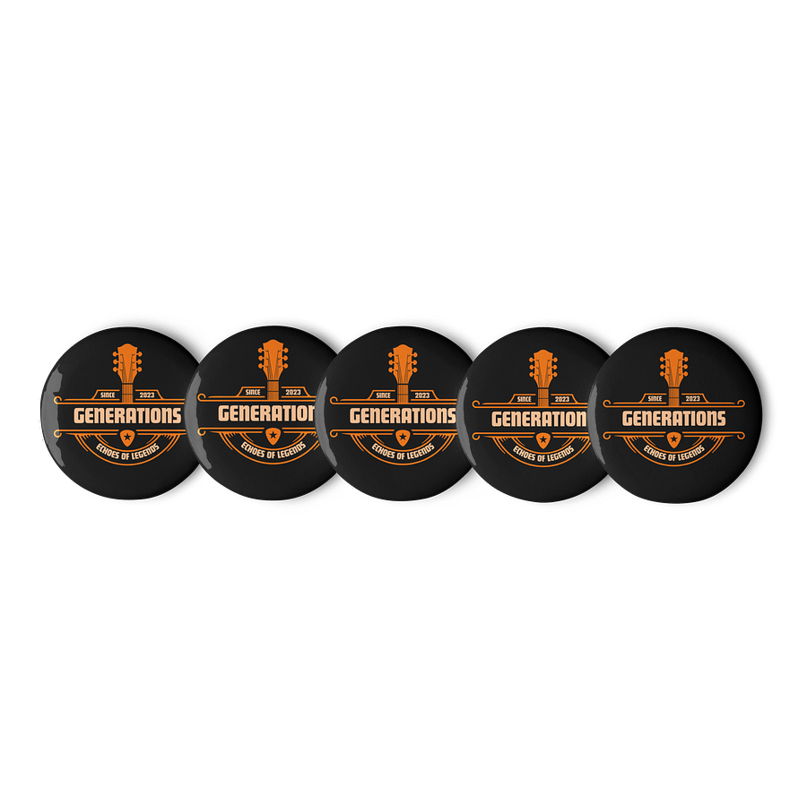 Echoes of Legends Guitar Pin Set product image (1)