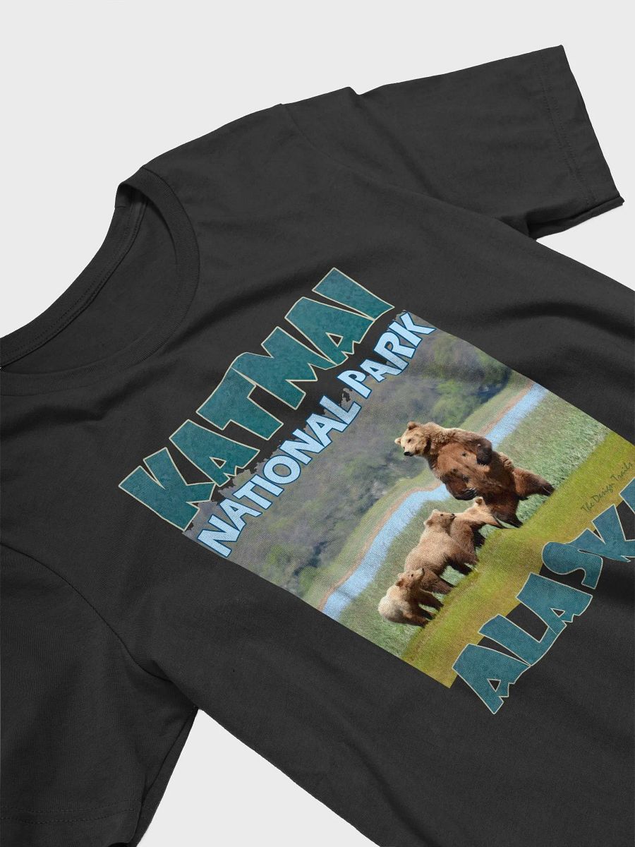 Katmai National Park Bear Family T-Shirt product image (15)