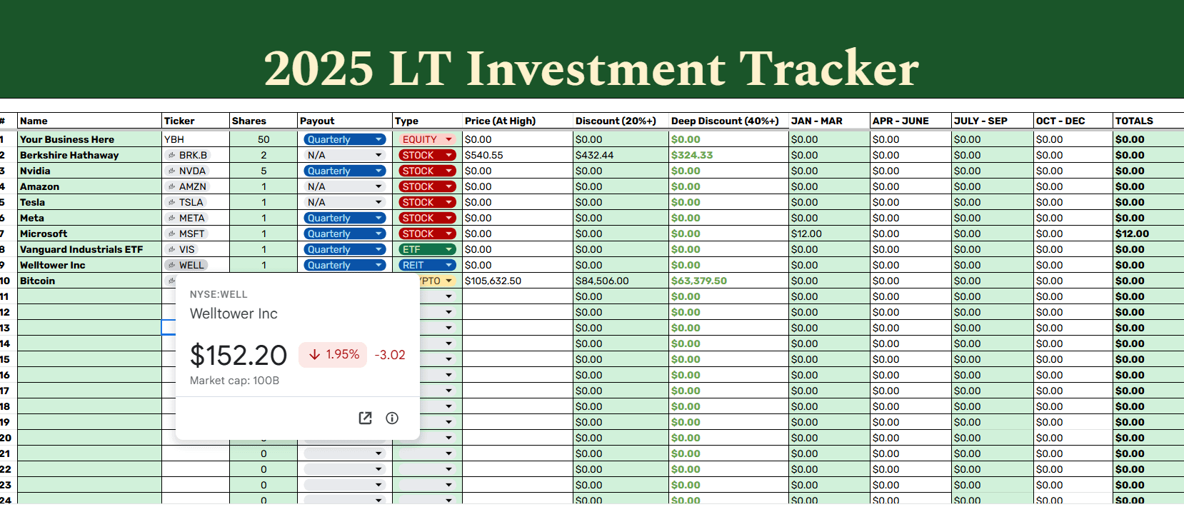 Free, Funded, Faithful™ Digital Monthly Budget Template product image (3)