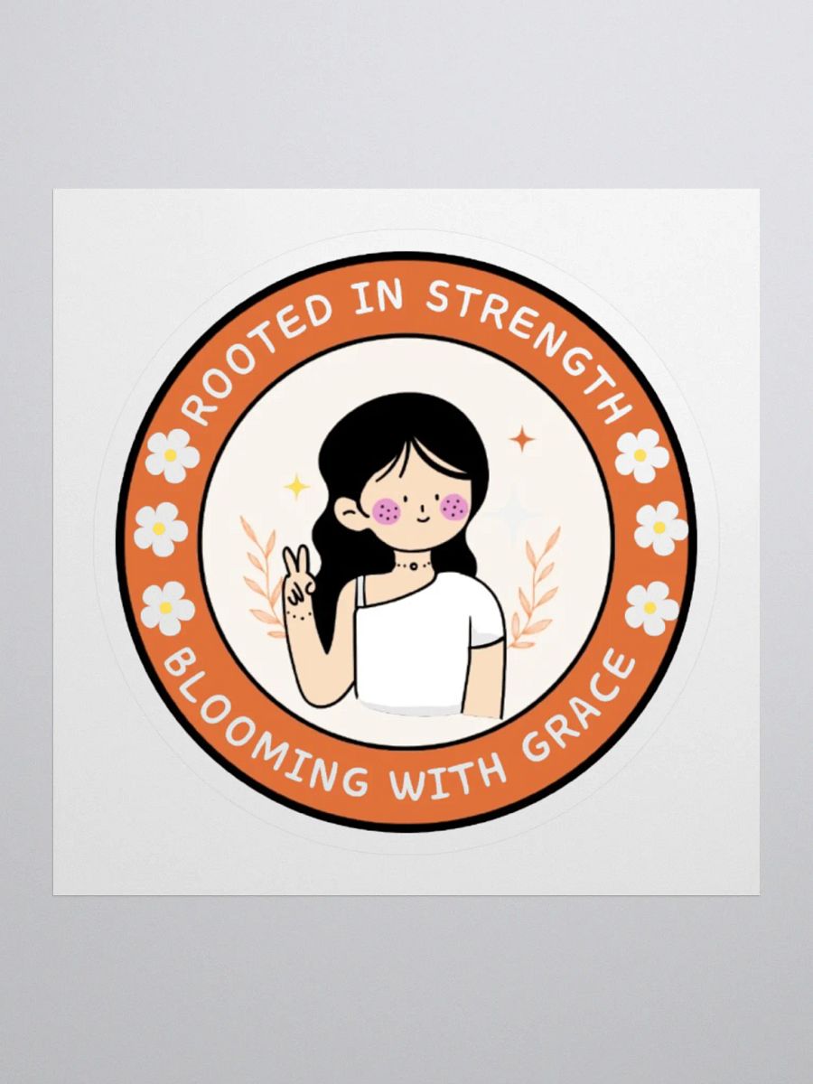 Rooted in Strength Kiss Cut Stickers product image (1)