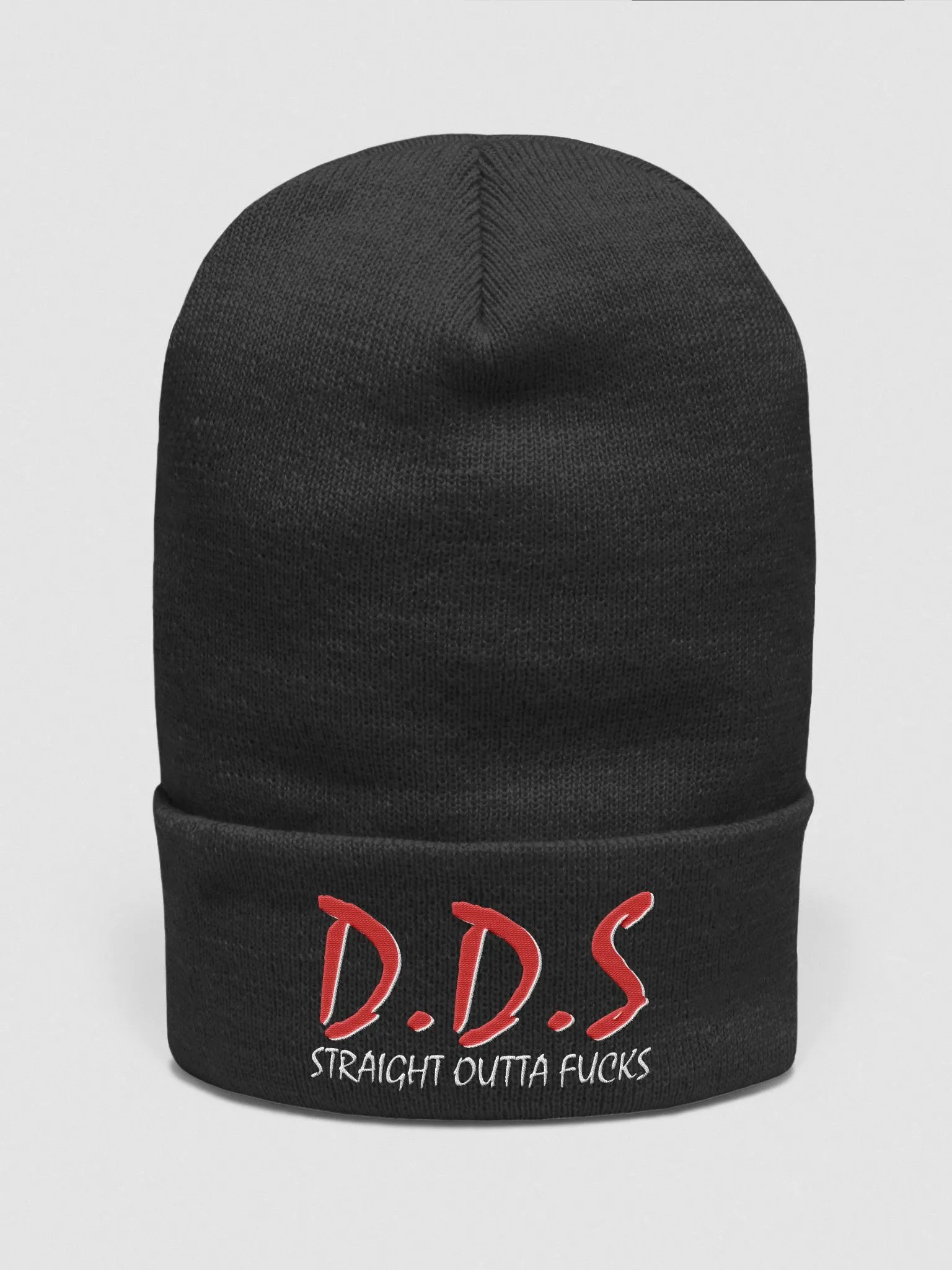DDS Straight Outta Fucks Beanie product image (1)