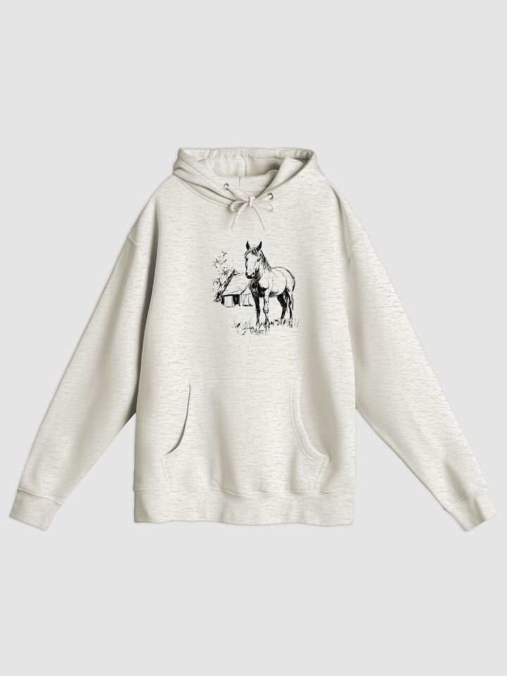 Pasture Morning – Horse & Barn Heavyweight Hoodie product image (8)