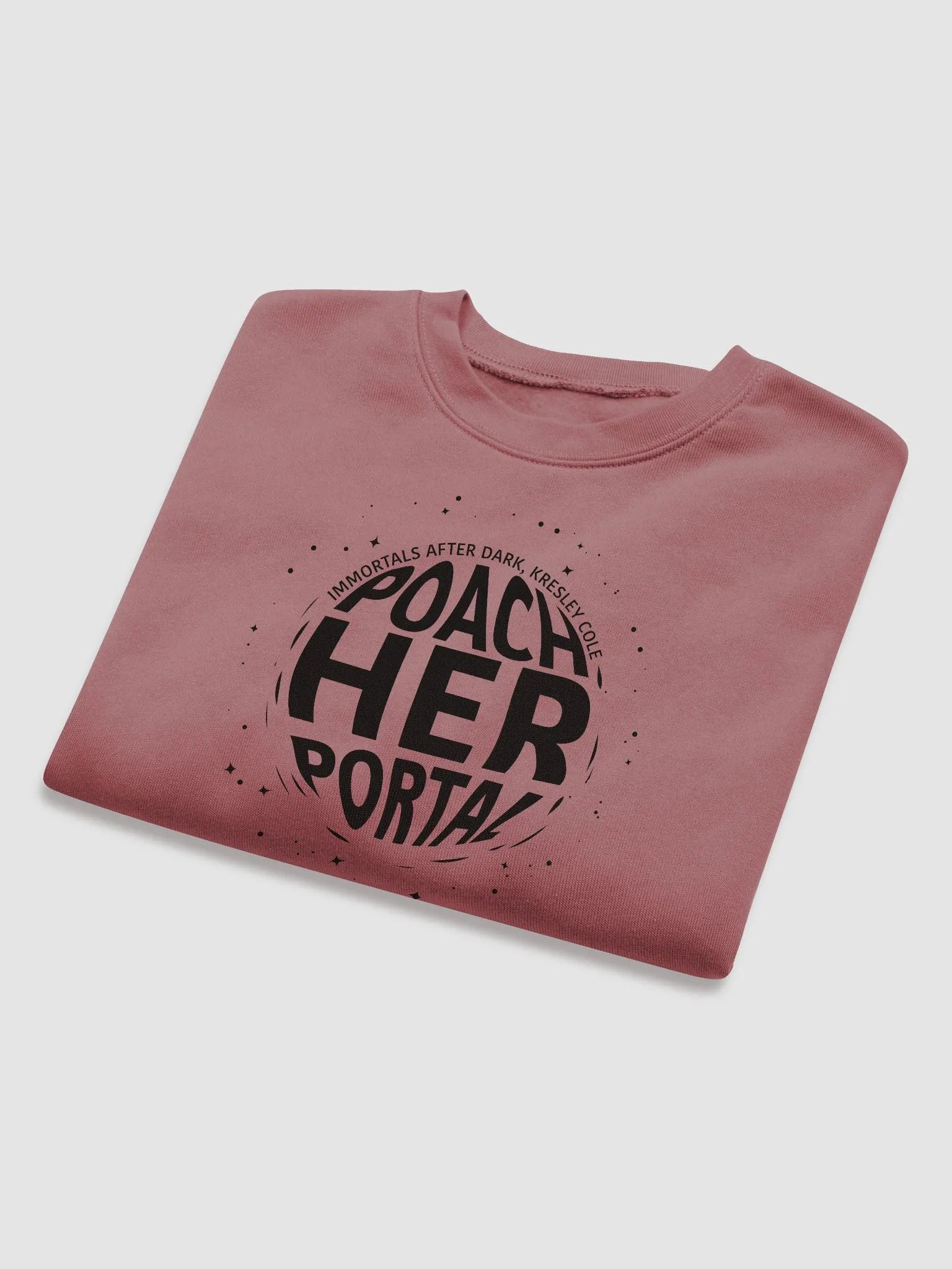 Poach Her Portal Crop Sweatshirt product image (24)