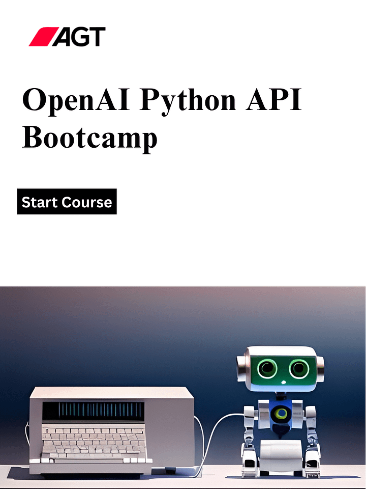 OpenAI Python API Bootcamp : Learn AI, GPT, and more! product image (1)